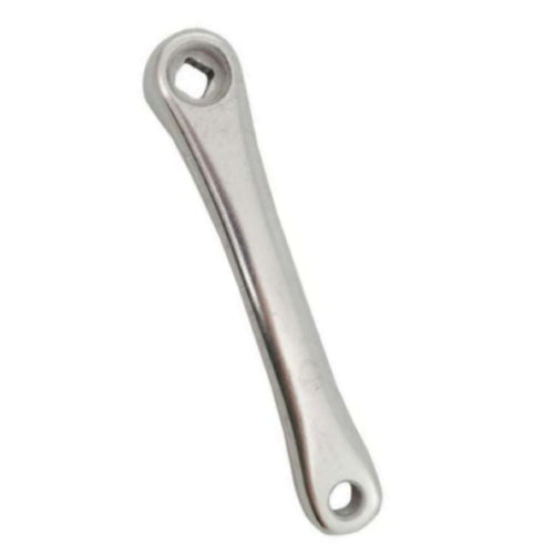 Partie manivelle cr. gauche 170 mm sans clé construit. aluminium argent orienter étroit