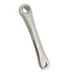 Partie manivelle cr. gauche 170 mm sans clé construit. aluminium argent orienter étroit