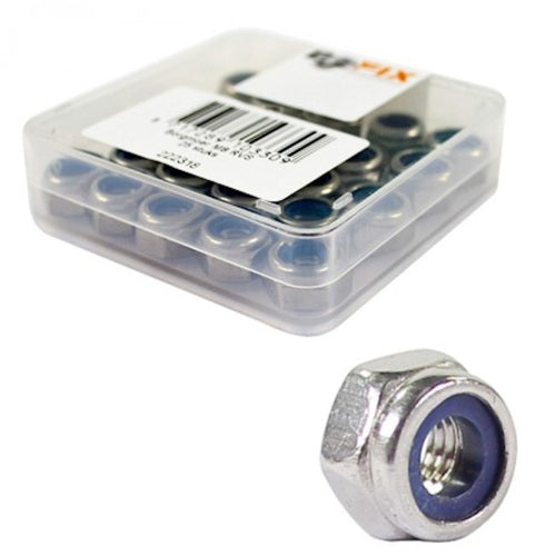 Ecrou m8 par 25 acier inoxydable