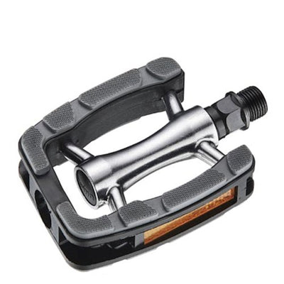 Pédales Union SP-823, Aluminium antidérapant. Gris noir. 9 16 fils (paquet suspendu)