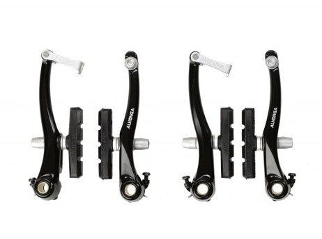 Jeu de freins V-brake noir avant + arrière complet