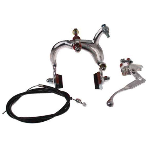 Frein avant complet alu Alhonga (sabot de frein)