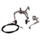 Frein avant complet alu Alhonga (sabot de frein)