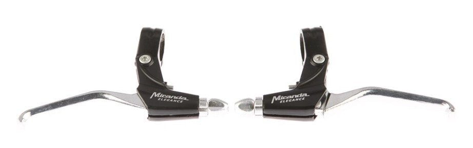 Miranda Brake Handle Set 3-doigt noir mat-celver