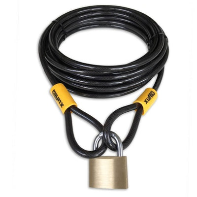 Serrure à spirale 10 mètres x 10 mm fumée