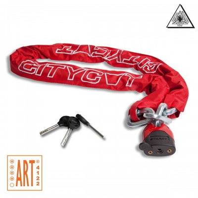 Chaîne de verrouillage Citycat chaîne rouge 150cm art 4****