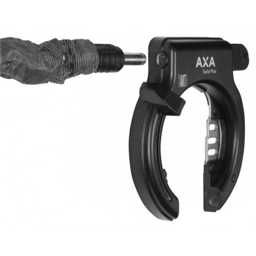 Antivol de cadre Axa solid++ plus++ noir sans trou de garde-boue 71mm indice de sécurité 11 art 2**