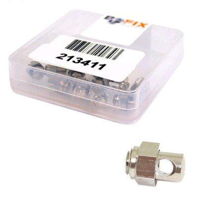 Bofix Oeil de fixation de garde-boue chromé pour garde-boue Bleumels (12 pièces)