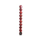 Decoris Boules de Noël 6cm plastique rouge 10 pcs