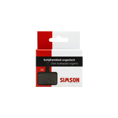 Plaquettes de frein à disque Simson organiques Shimano Tektro