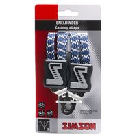 Ceinture de vitesse Simson Trio avec 3 attaches - marine blanc