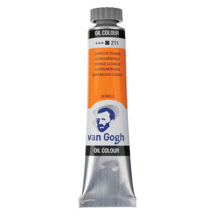 Van Gogh • peinture à l'huile tube 20ml orange de cadmium 211