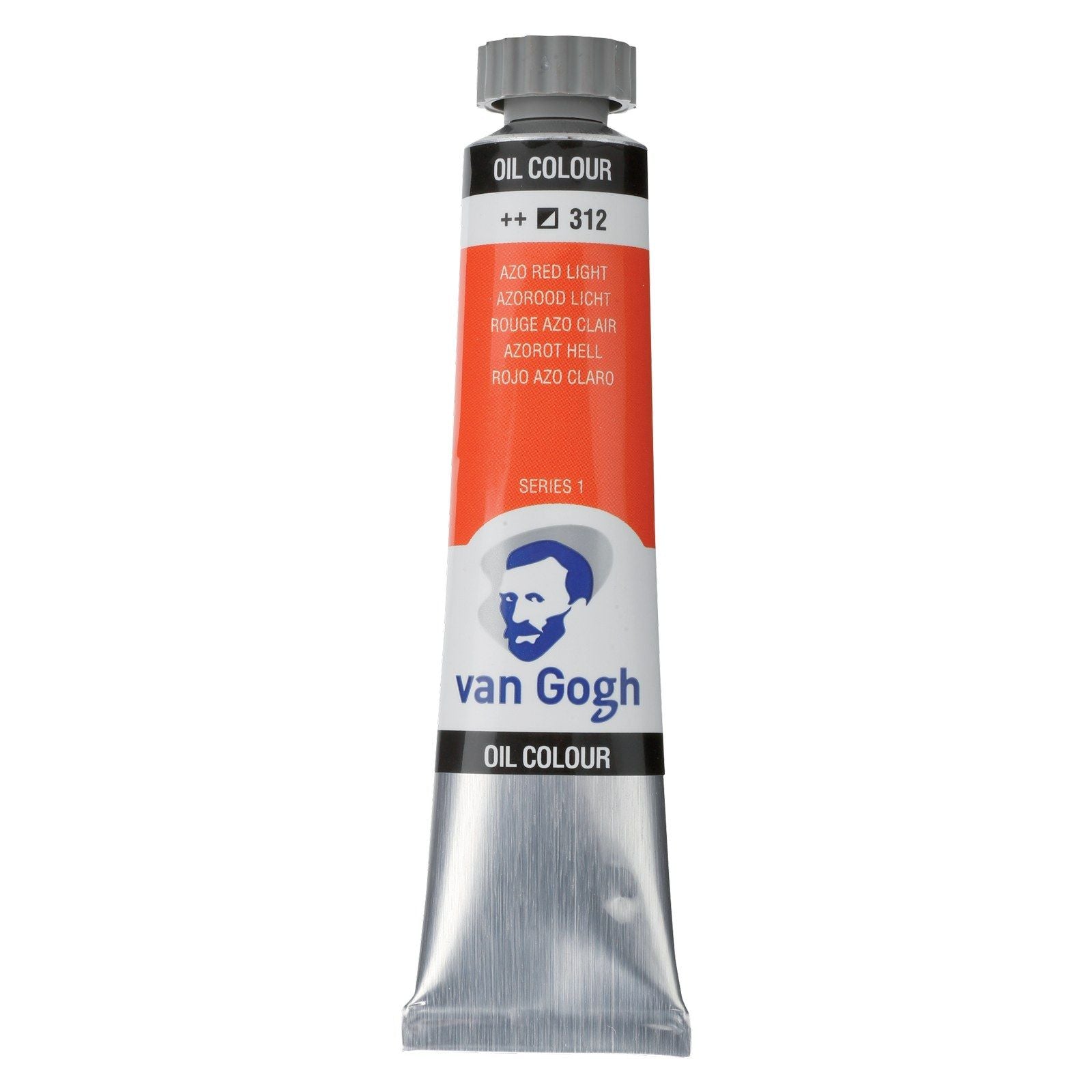 Van Gogh • peinture à l'huile tube 20ml rouge azo clair 312