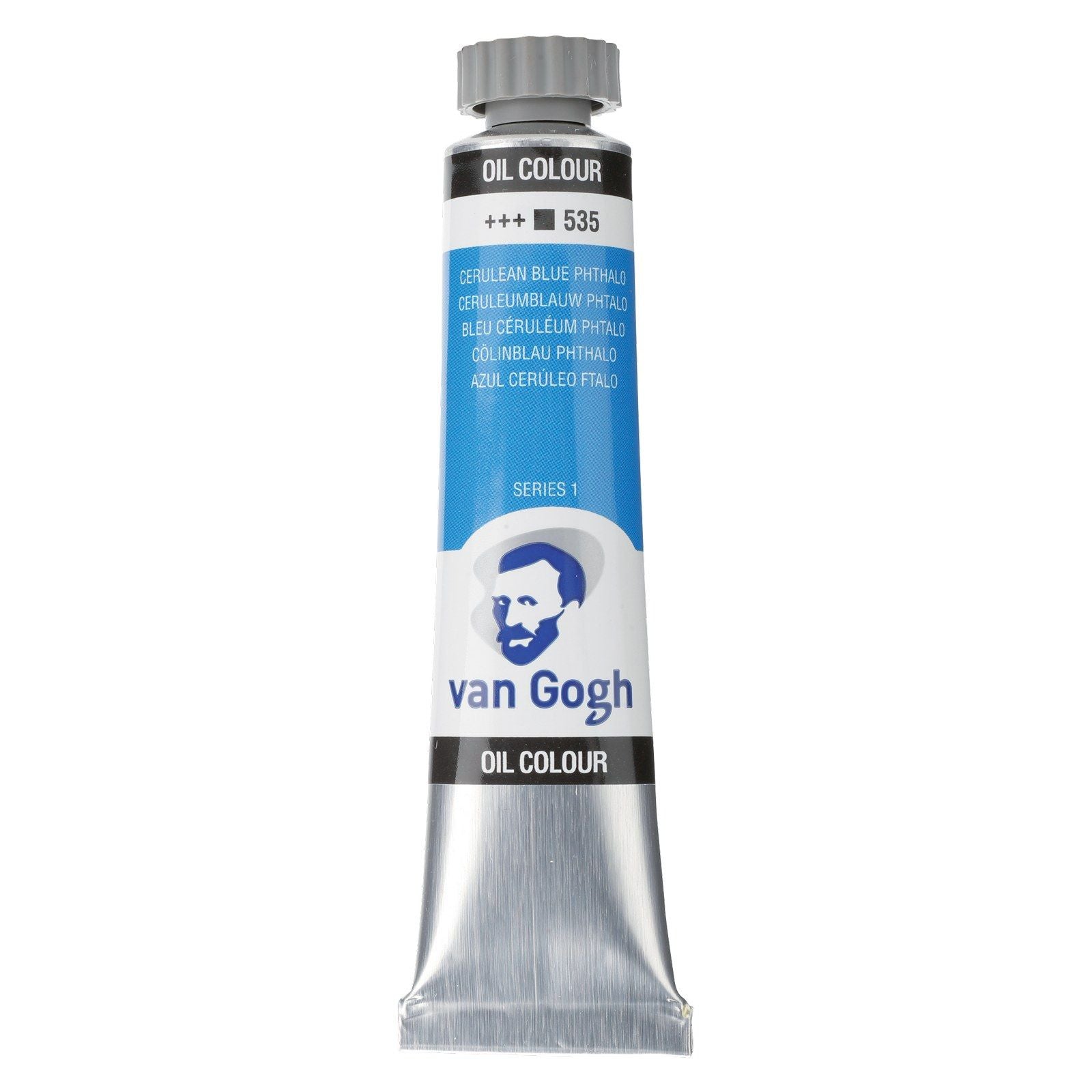 Van Gogh • peinture à l'huile tube 20ml bleu céruléen (phtalo) 535