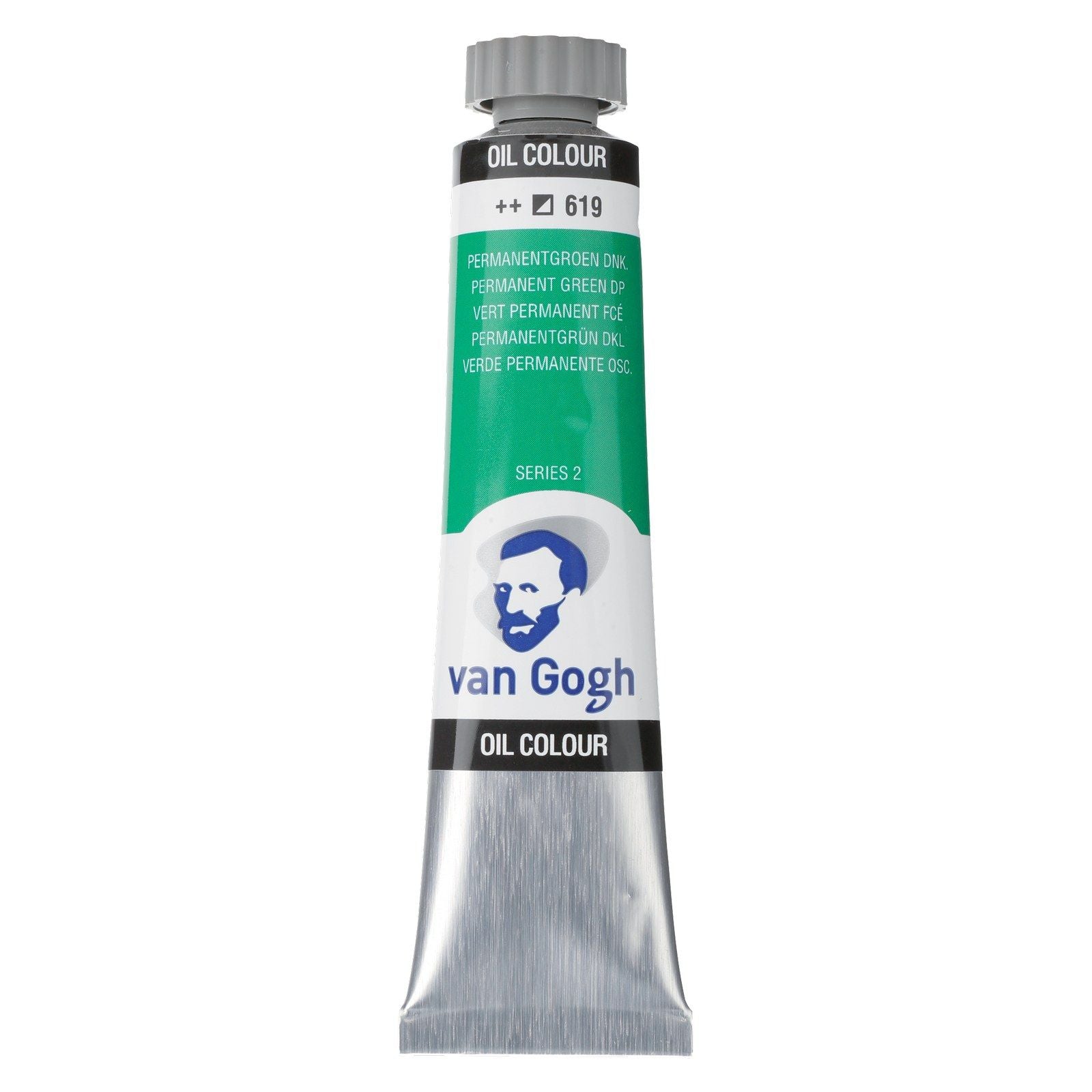 Van Gogh • peinture à l'huile tube 20ml vert permanent foncé 619