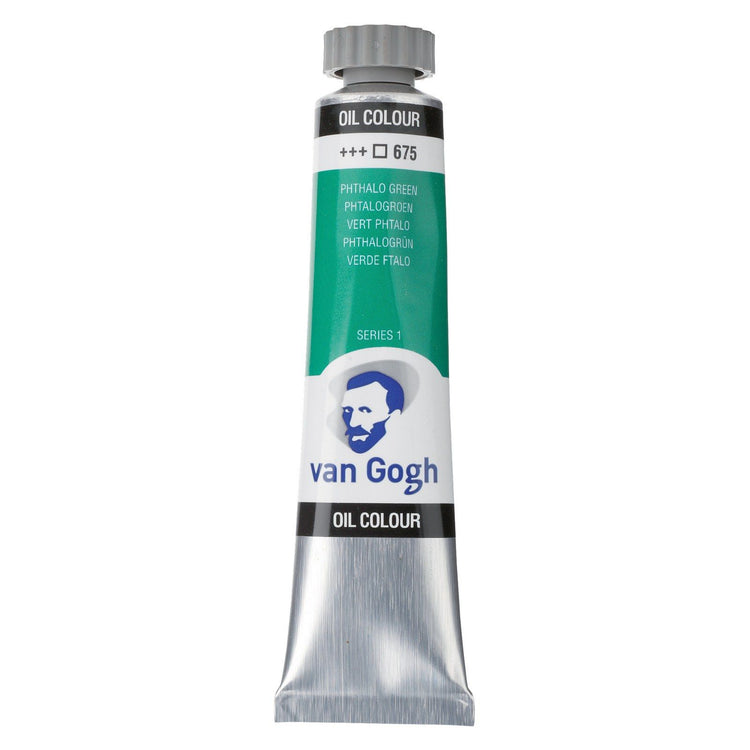 Van Gogh • peinture à l'huile tube 20ml vert phtalo 675