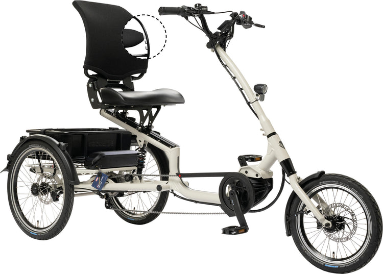 Pfautec Electric Shopping Bike Scoobo + (# 1) e-threecy.pfau-tec scoobo + 16 20 14sp gris