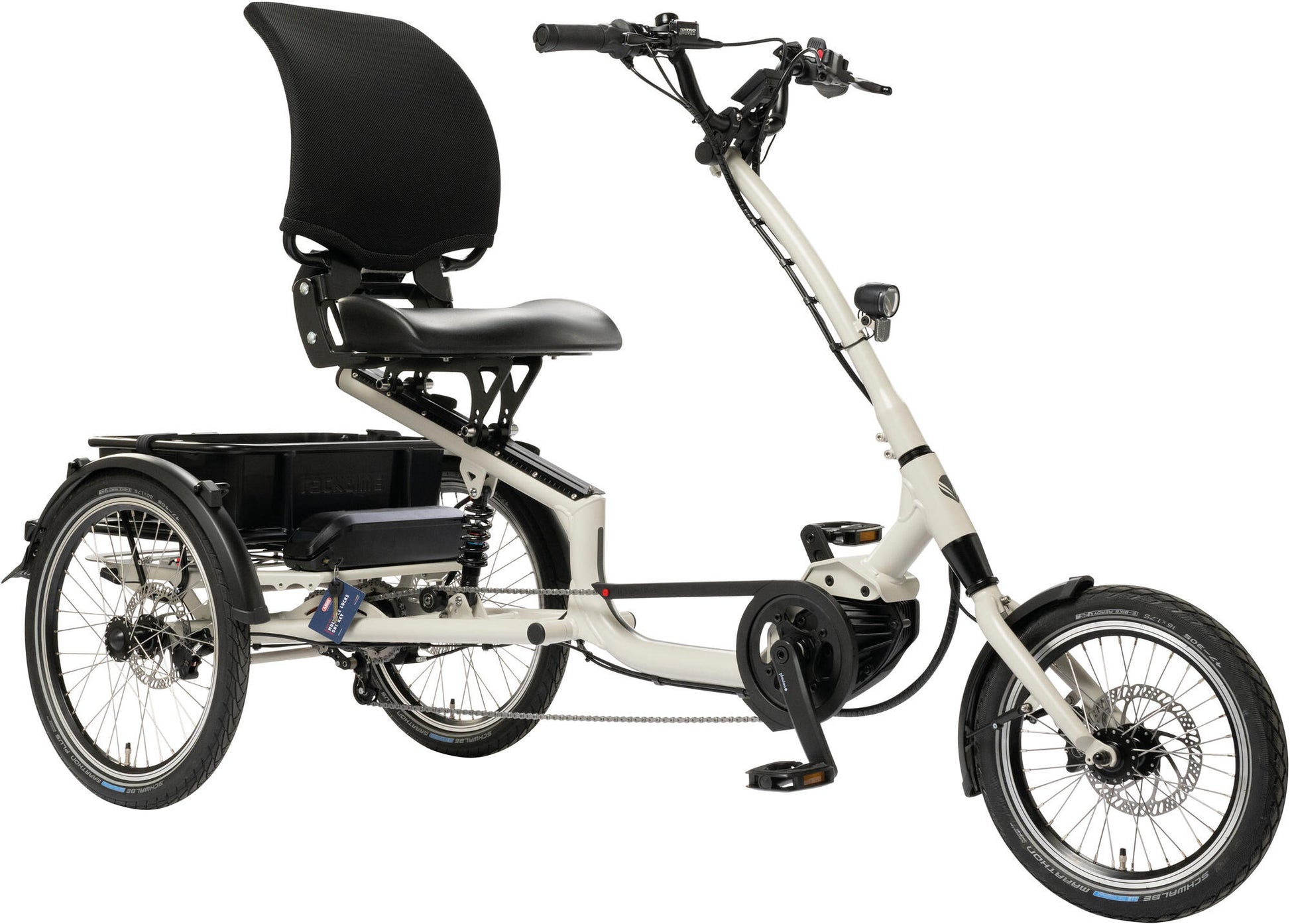 Pfautec Electric Shopping Bike Scoobo + (# 1) e-threecy.pfau-tec scoobo + 16 20 14sp gris
