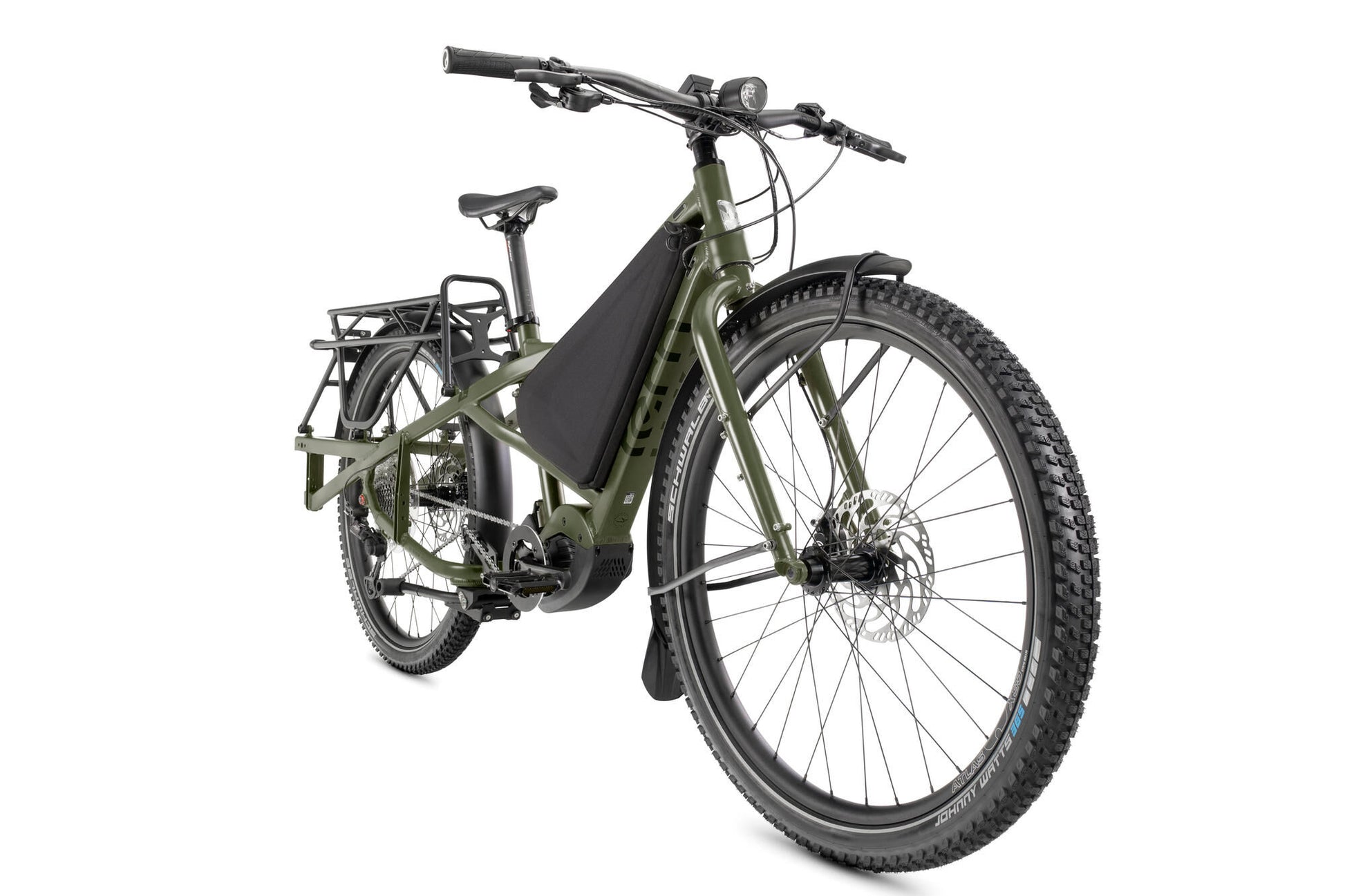 Bike de cargaison électrique Sterne Orox S12 (# 1) Ebike Orox S12 29 46 12SP Pine Green Matt