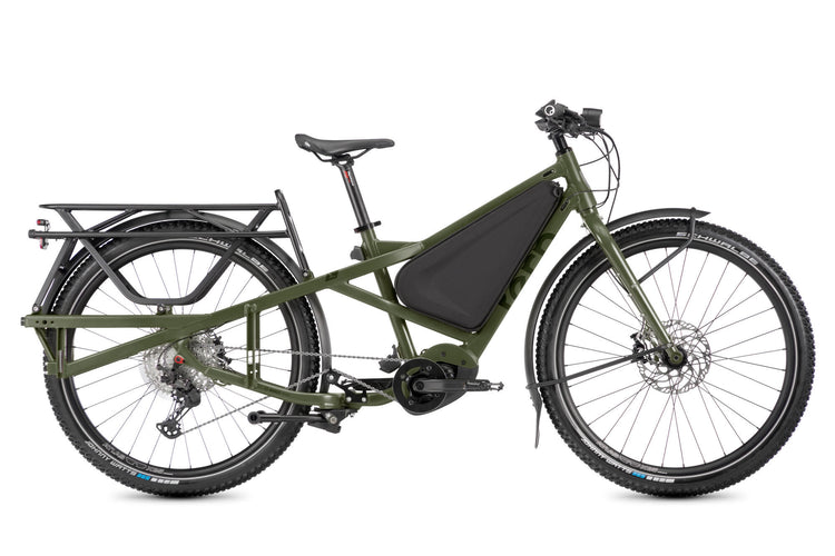 Bike de cargaison électrique Sterne Orox S12 (# 1) Ebike Orox S12 29 46 12SP Pine Green Matt