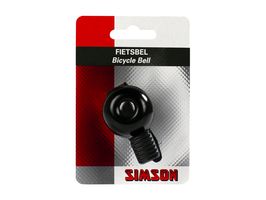 Cloche à vélo Simson mini 32mm, fixation flex-tire noir