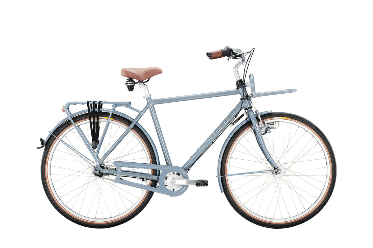 Excelsior City Bike Swan-Retro Ft Alu (# 1) Bike Excels.Swan-Retro Ft Alu 28 55 Diam. 7sp gris