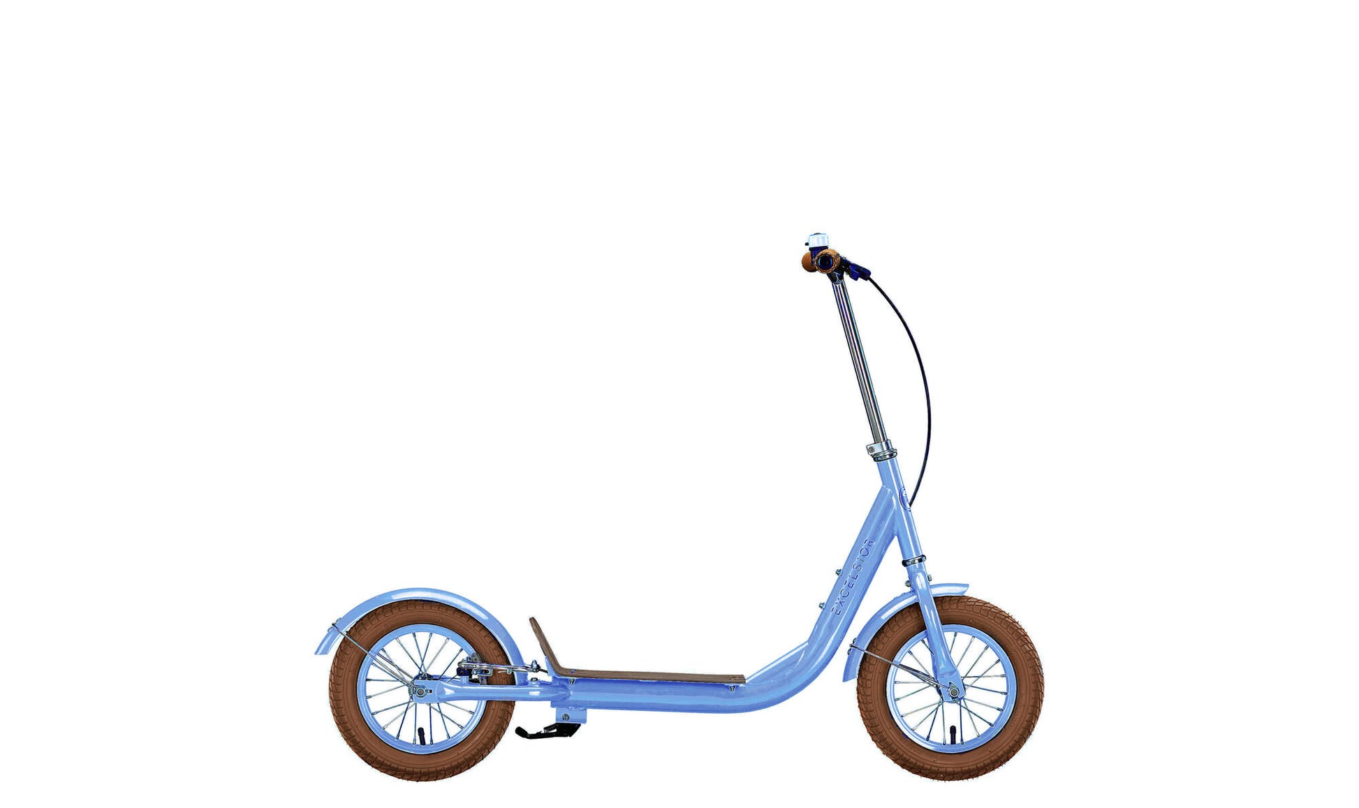 Excelsior Step Retro Scooter (# 1) Scooter Excel. Bleu gris rétro