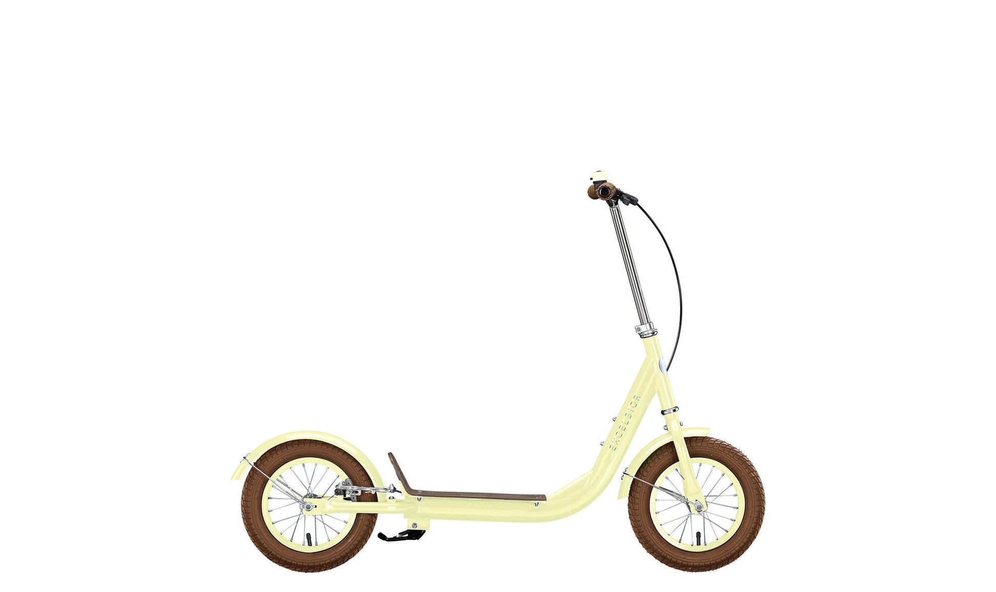 Excelsior Step Retro Scooter (# 1) Scooter Excel. Jaune clair rétro