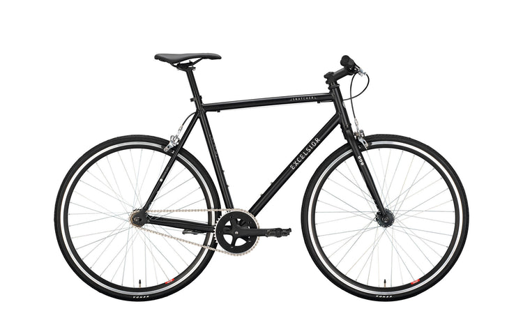 Le vélo de snatcher en simple Excelsior (# 1) excelle. Snatcher 28 53 Diam.1sp Black Matt