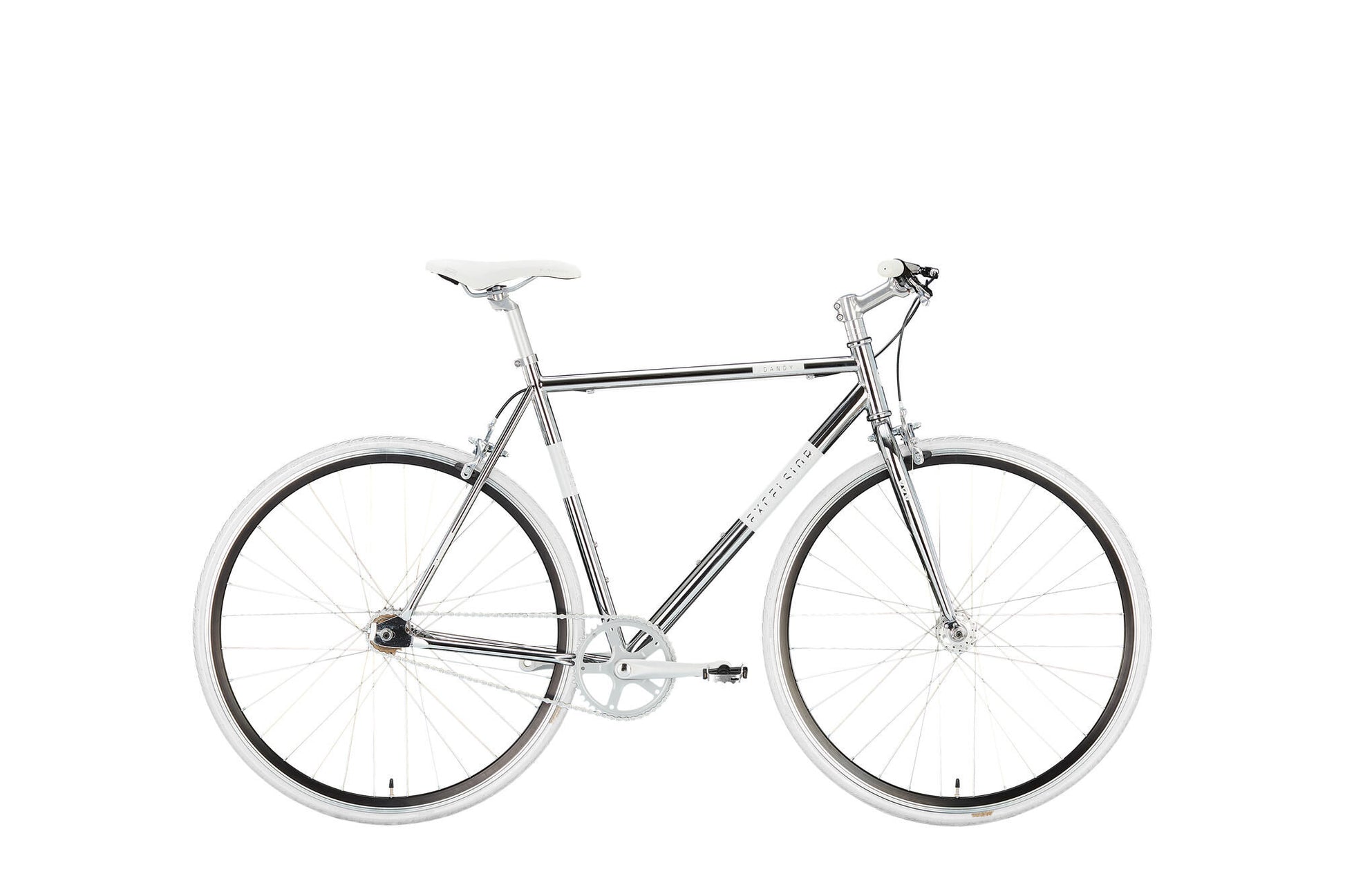 Excelsior singlespeed dandy (# 1) vélo excelle. Dandy 28 59 Diam. 1sp chrome