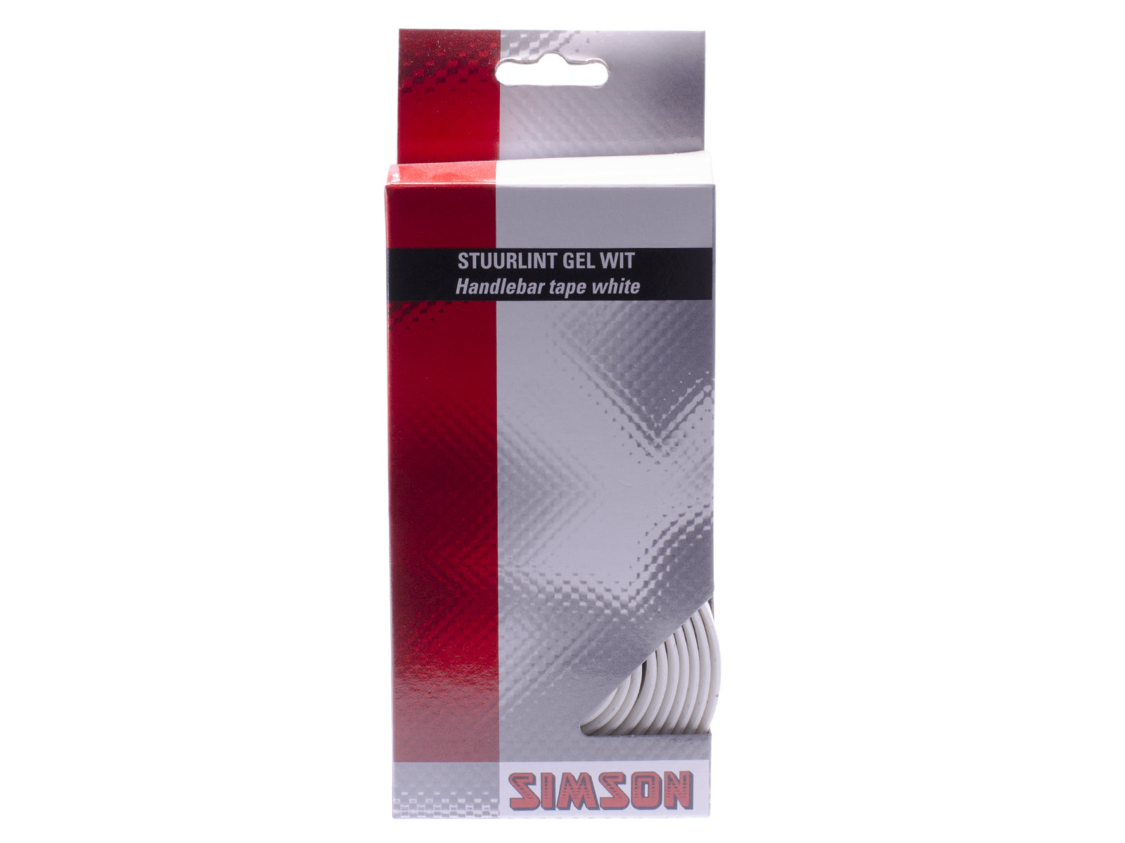 Simson Direering Lint Gel White (vélo de course, choc-absorbant, confortable)