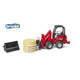 Bruder Schäffer Compact Load 2630 avec des balles de foin Gripper