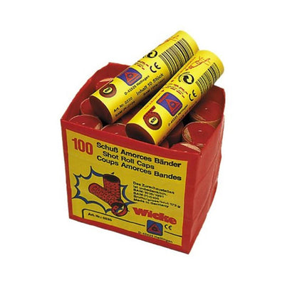 Johntoy Wicke pack de 12 rouleaux d'amorces 100 shots
