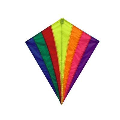 Gerkimex cerf-volant diamant arc-en-ciel 82x88cm