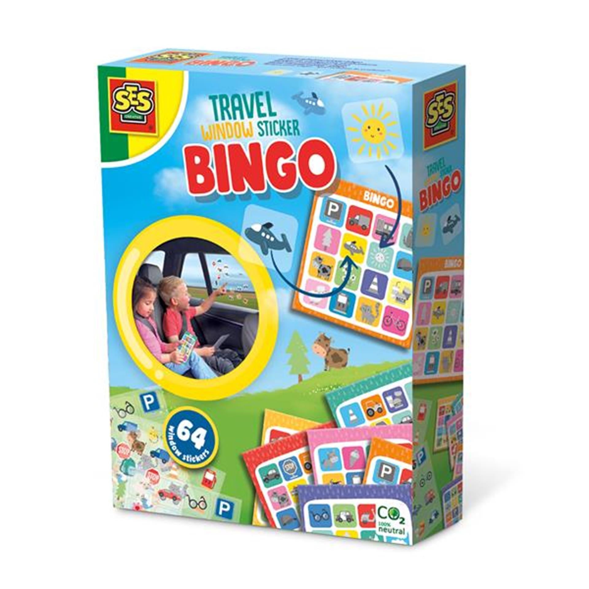 Bingo autocollant de fenêtre de jeu SES
