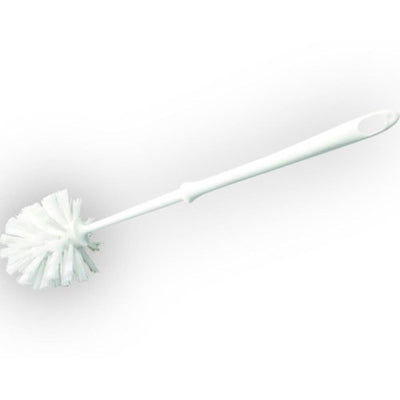 Brosse de toilette en plastique blanc