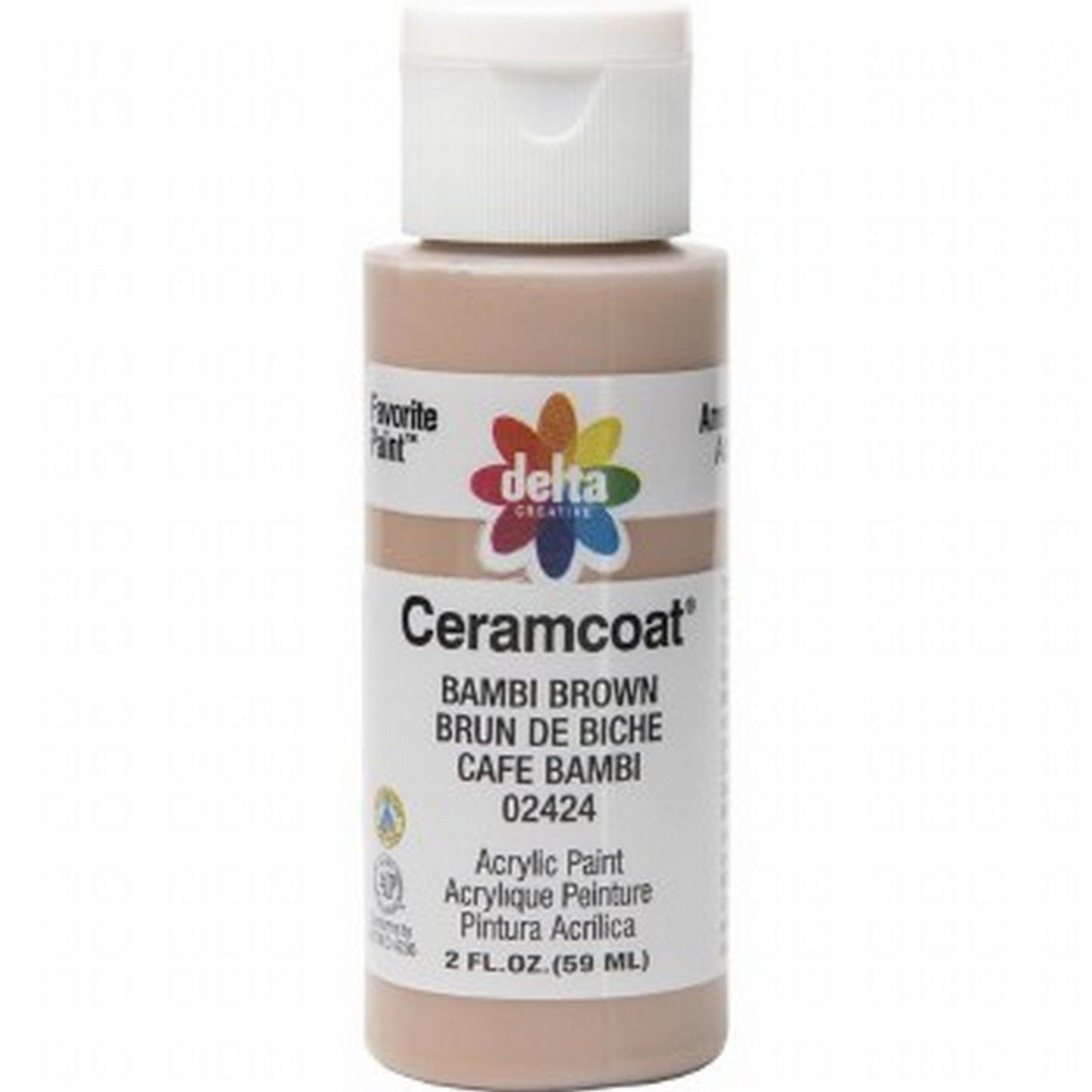 Delta • peinture acrylique mate ceramcoat marron bambi