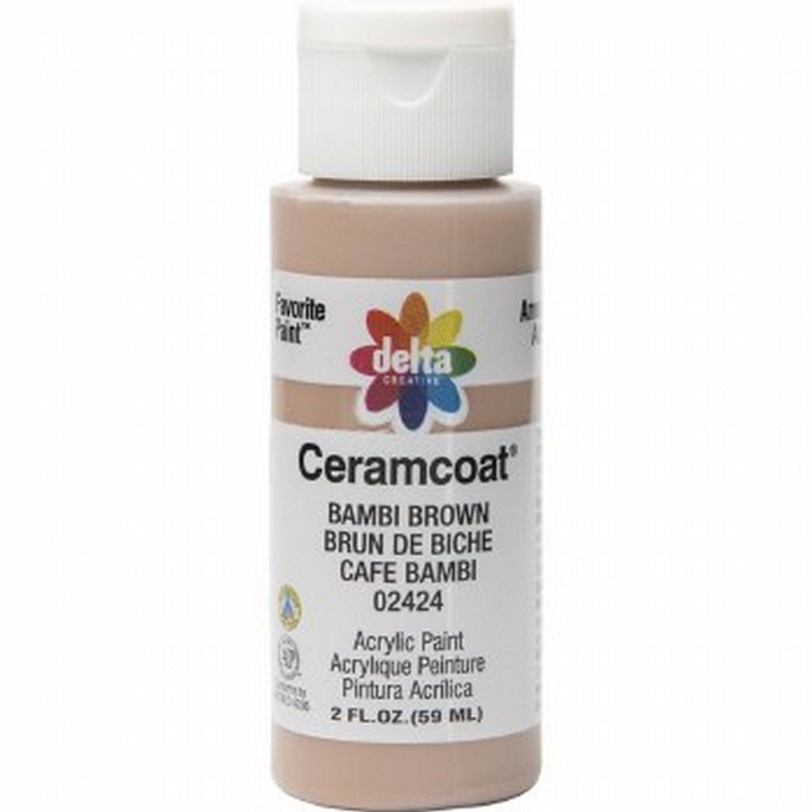 Delta • peinture acrylique mate ceramcoat marron bambi