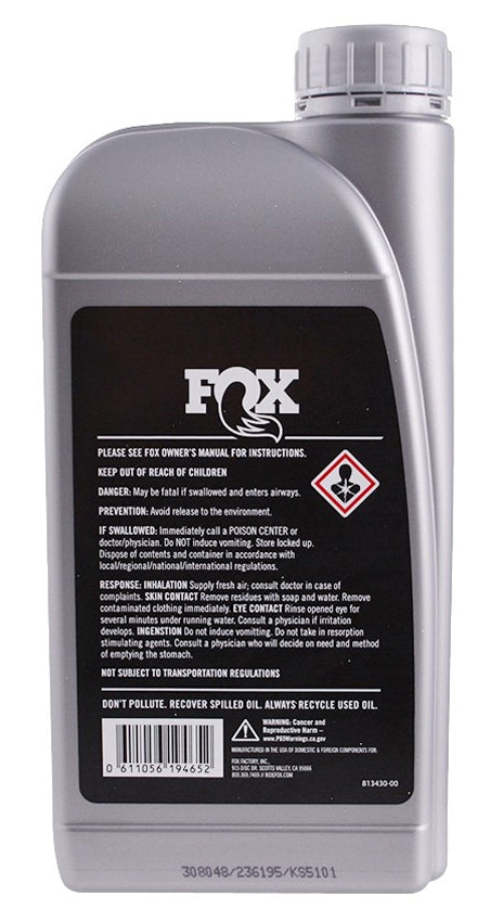 Liquide de suspension Fox Racing Shox 4wt 1000ml