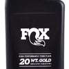 Fox racing shox am bain d'huile 32oz 20wt or