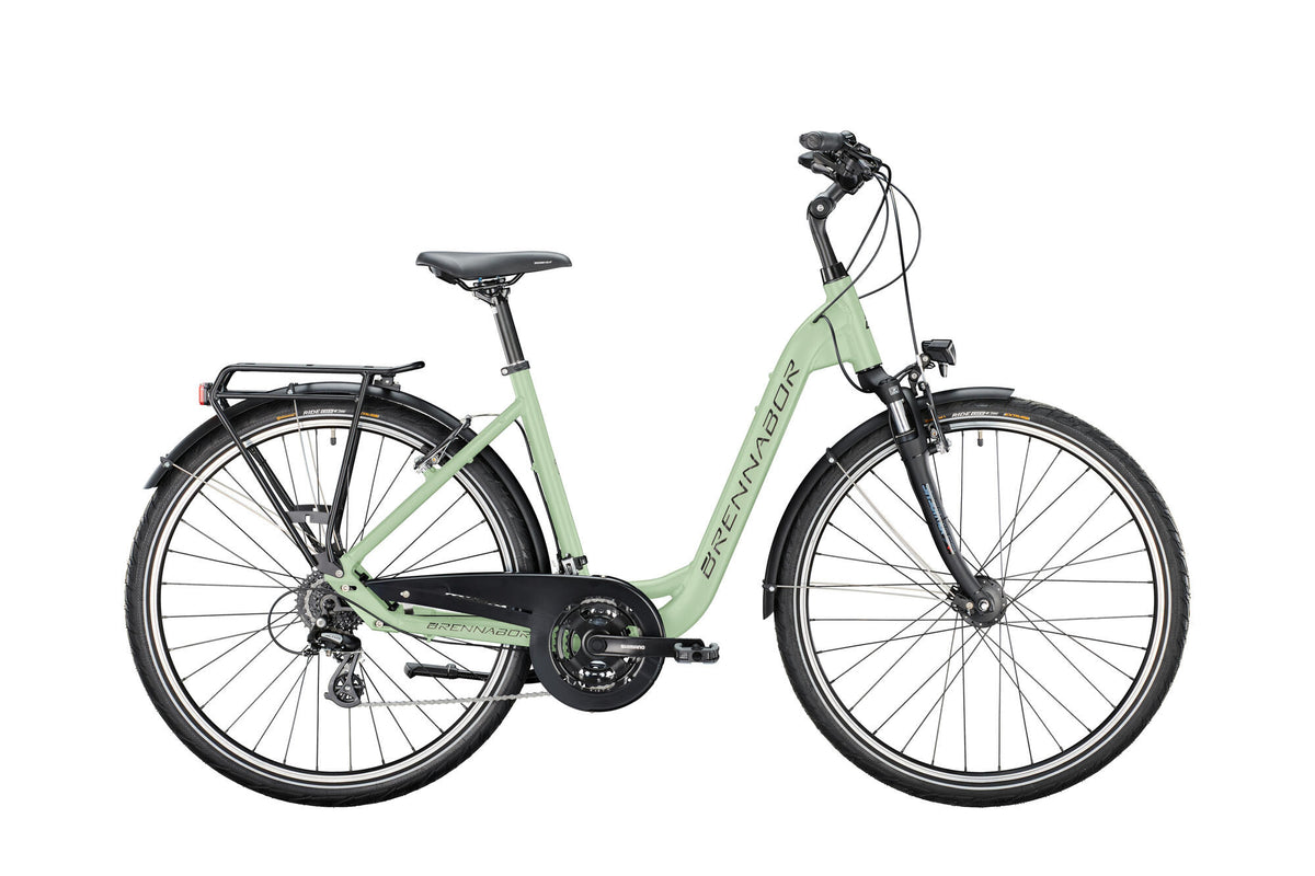 Vélo de randonnée Brennabor t-40 mod. 24 vélo brennab.t-40 28 50 vague 24sp vert noir