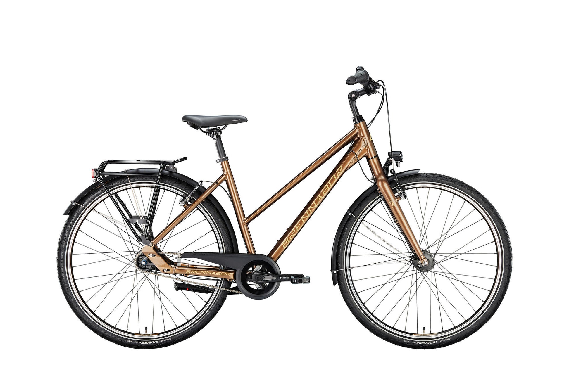 Vélo de randonnée Brennabor T-47 mod. 24 randonnées à vélo t-47 28 45 escaliers. 7sp. marron beige