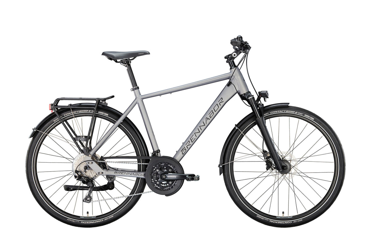 Vélo de randonnée Brennabor t-62 mod. 24 randonnées à vélo t-62 28 55 he. 30 es. gris noir