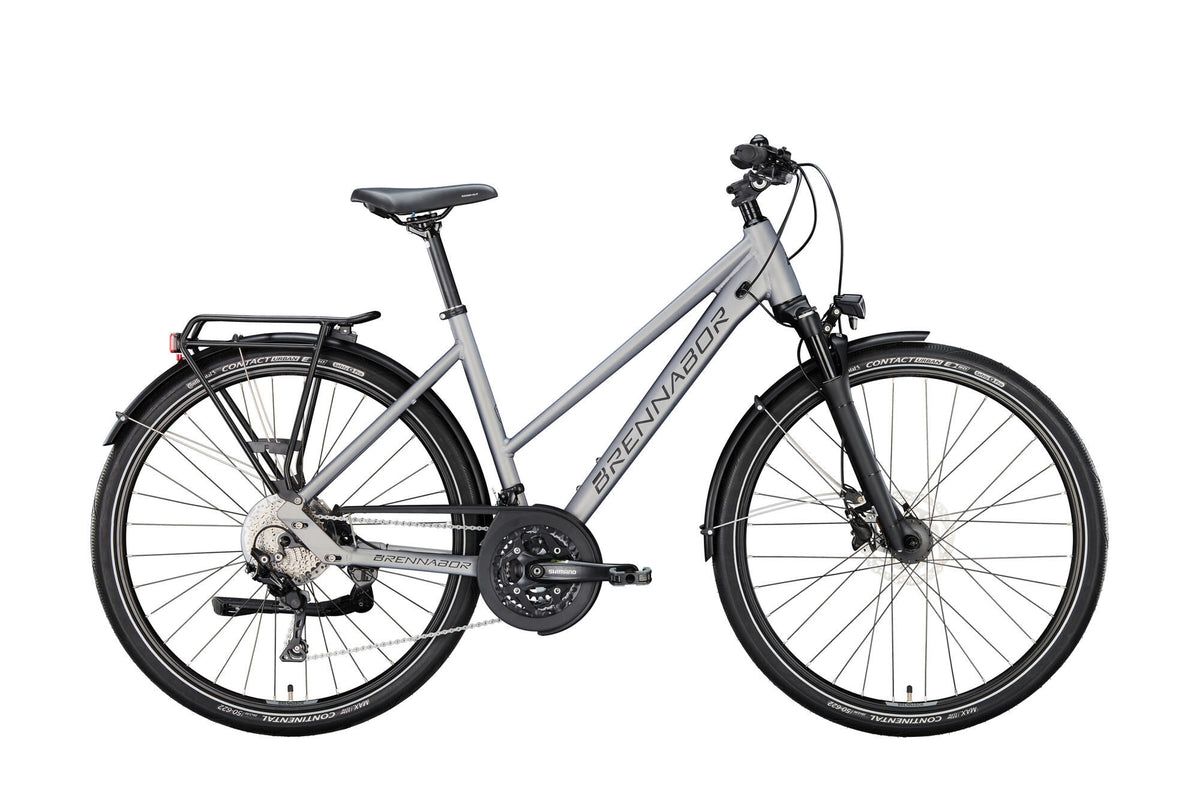 Vélo de randonnée Brennabor t-62 mod. 24 randonnées à vélo t-62 28 50 escaliers. 30 es. gris noir