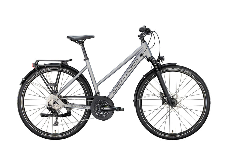 Vélo de randonnée Brennabor t-62 mod. 24 randonnées à vélo t-62 28 50 escaliers. 30 es. gris noir