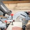 Scie à tronçonner Metabo kg 254 m avec fonction de traction | nouveau modèle - 602540000