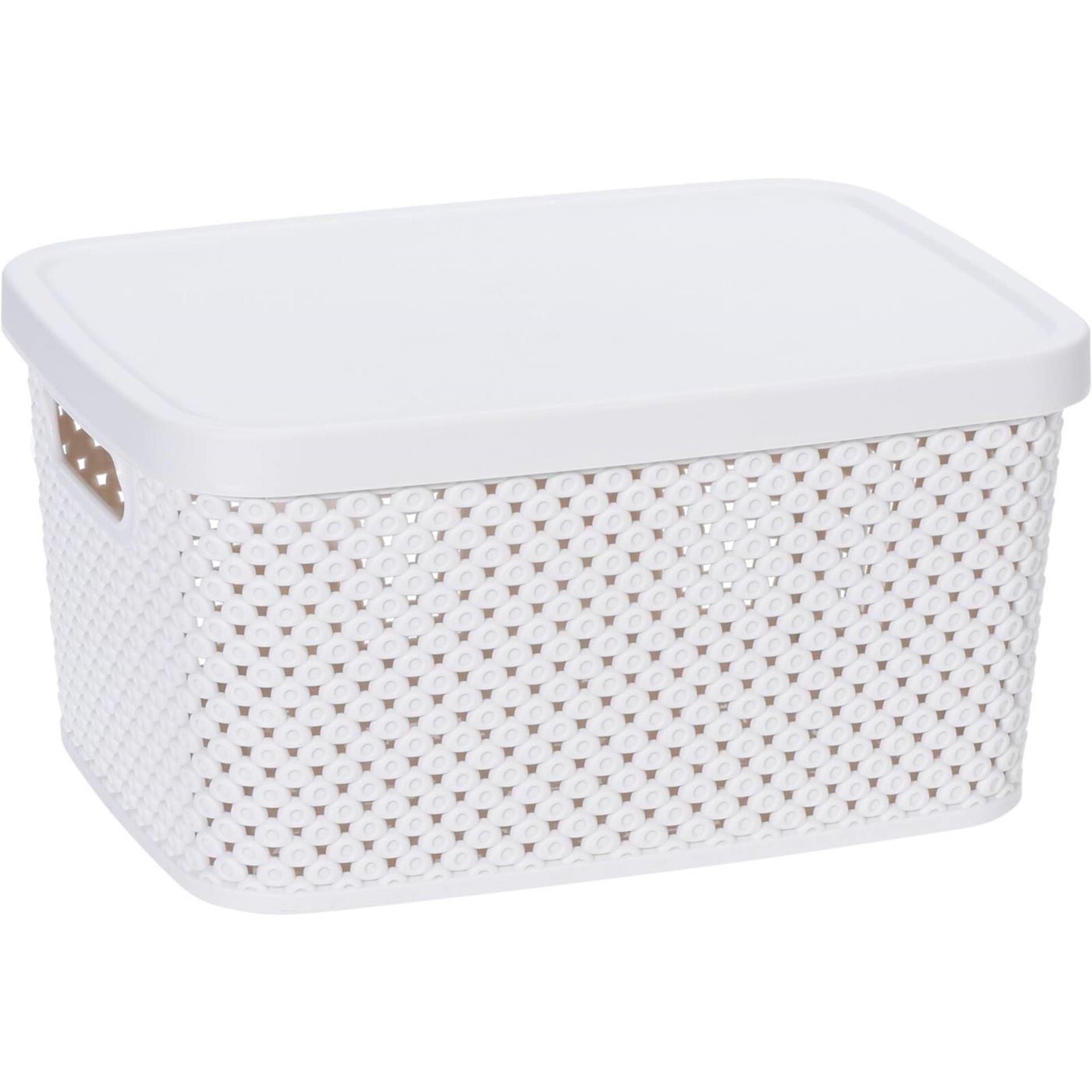 Boîte de rangement divers avec couvercle 22 cm différentes versions
