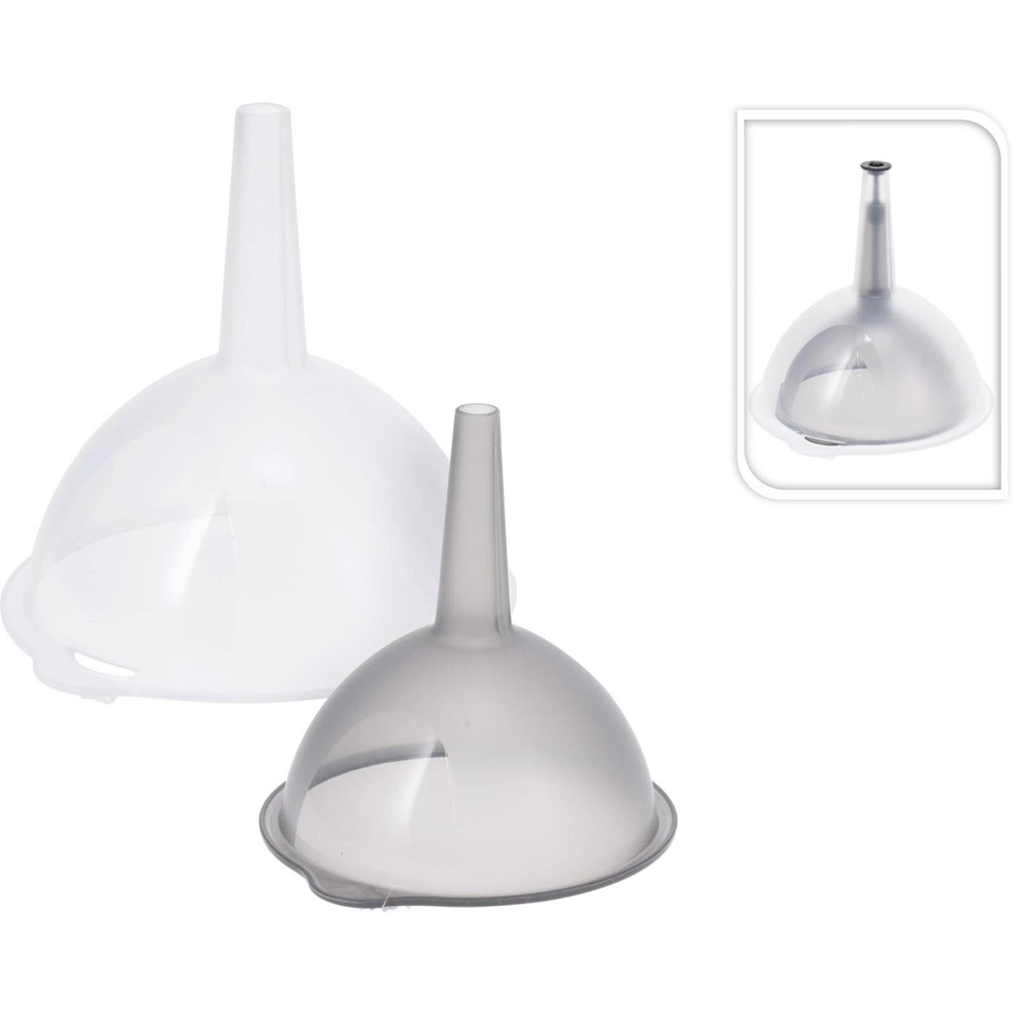 Excellent ensemble d'entonnoirs pour articles ménagers, 2 pièces en plastique