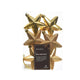 Decoris Pendentif de Noël étoile or dia7cm 6-pièces