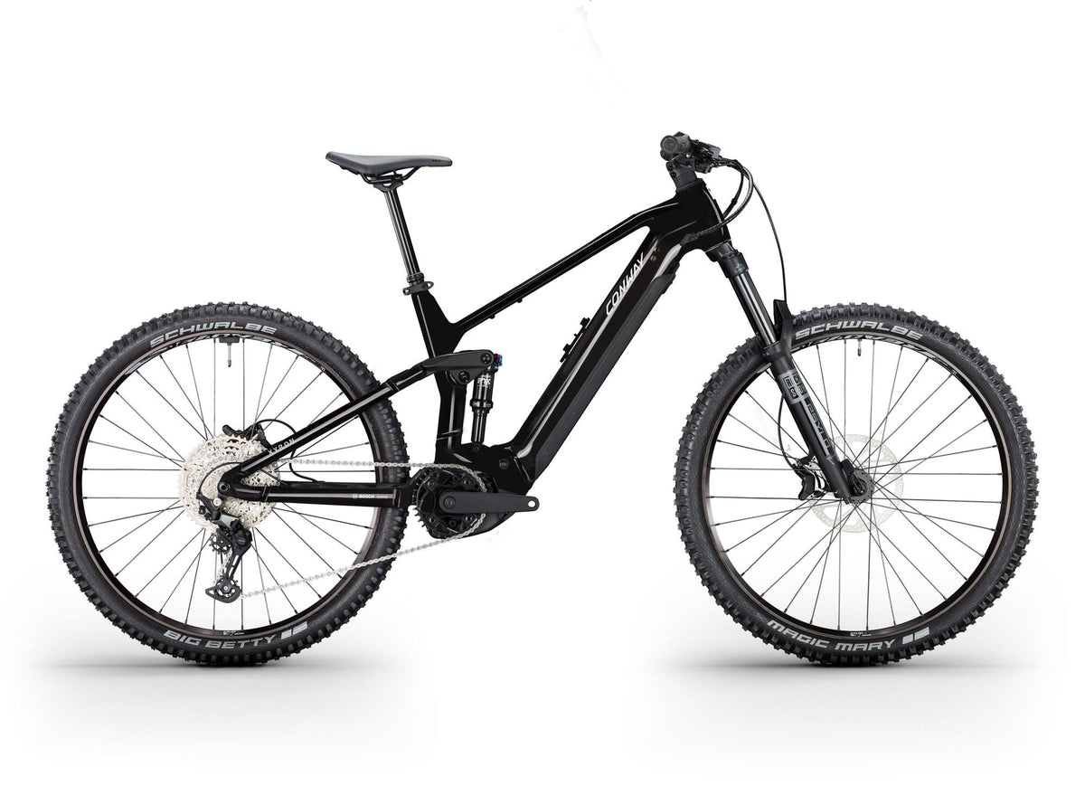 Conway Electric MTB Full suspension Xyron ST 4.0 (# 1) Ebike Con.xyron ST 4.0 29 42 12SP Full Sus.Black